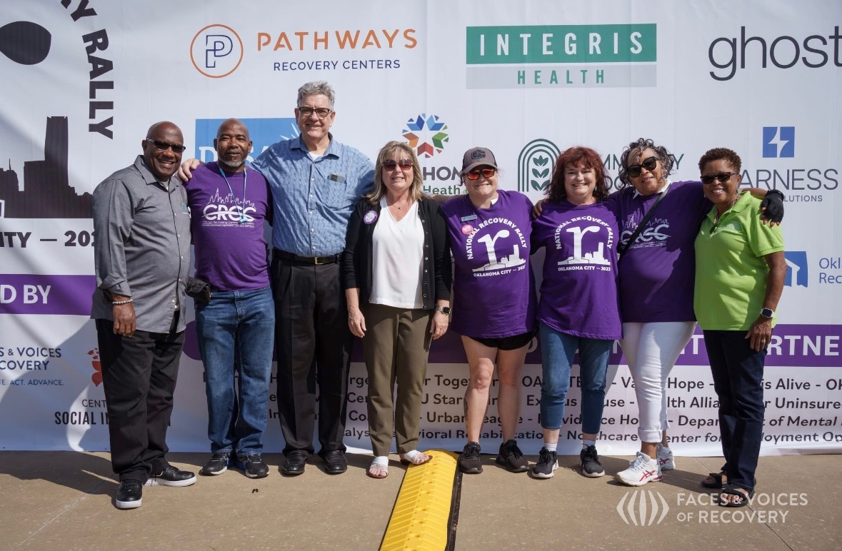 CRCC community members at a recovery event